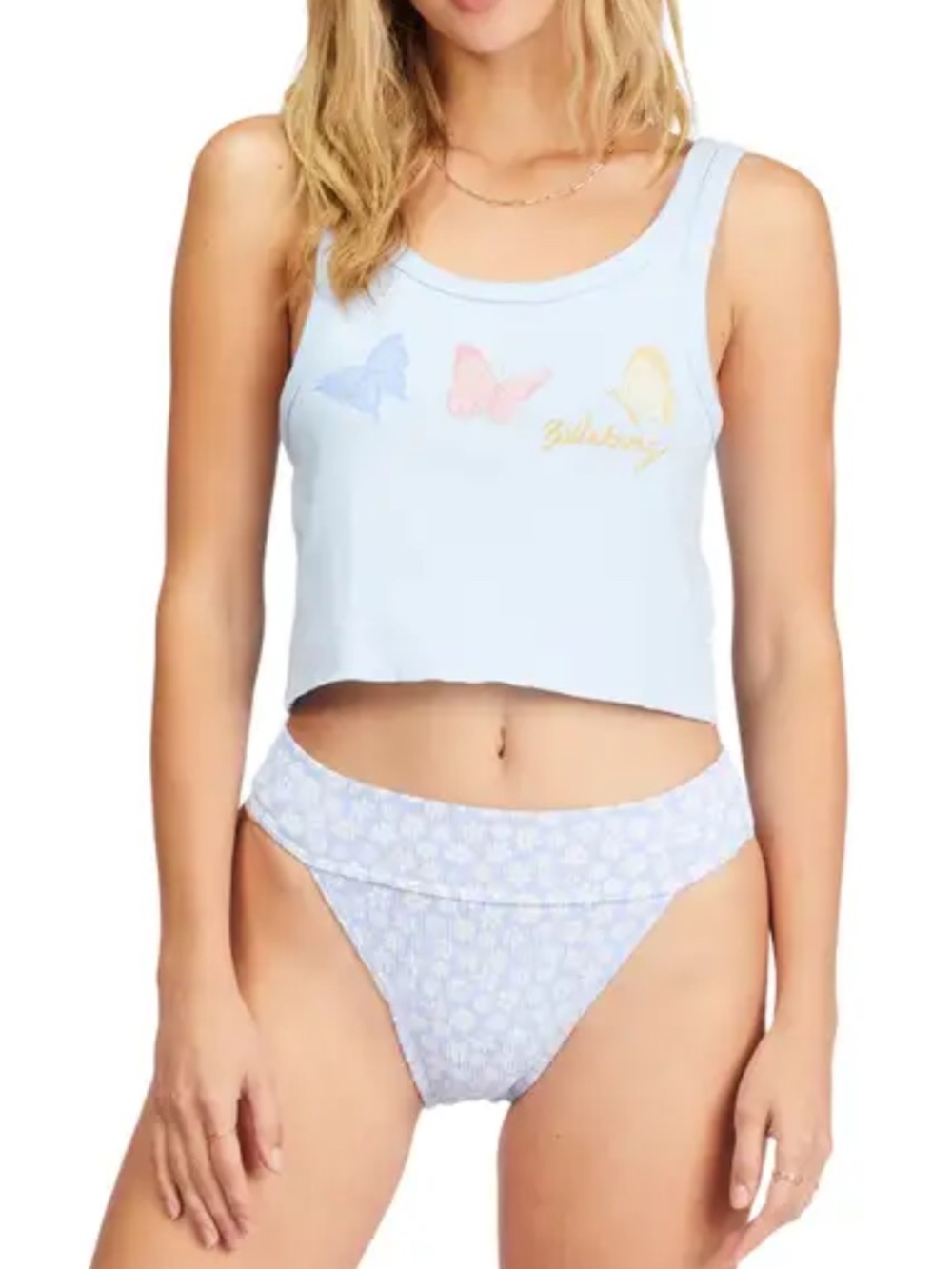 Billabong Light Blue Logo Tank